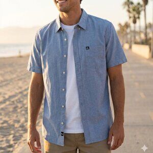 Quiksilver Short Sleeve button up - Med